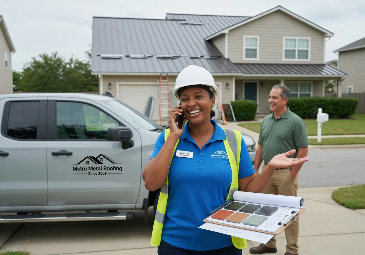 Storm Damage Metal Roof Repair in Hill City, KS